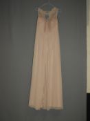 *Size: 8 Light Brown Bridesmaid Dress By Dessy Collection (495/8106)