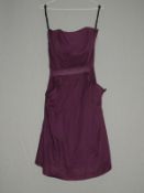 *Size: 14 Aubergine Bridesmaid Dress by Dessy Collection (1038/8106)