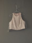 *Size: 12 Blush Bridesmaid Top by Dessy Collection (1010/8106)