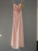 *Size: 12 Rose Pink Bridesmaid Dress by Social (200/8106)