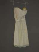 *Size: 8 Ivory Bridesmaid Dress by Dessy Collection (265/8106)