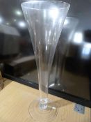 *66cm Clear Glass Vase