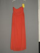*Size: 12 Red/Pink Bridesmaid Dress by Dessy Collection (377/8106)