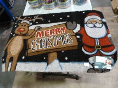 *Christmas Mat - Santa & Reindeer