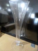 *66cm Clear Glass Vase