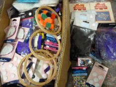 *Box of Haberdashery Accessories Including Sequins