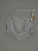 *Size: 16 Platinum Bridesmaid Top by Dessy Collection (916/8106)