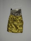 *Size: 18 Green & Grey Bridesmaid Dress by Love (901/8106)