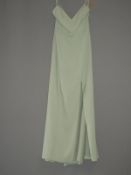 *Size: 10 Pale Green Bridesmaid Dress by Dessy Collection (685/8106)
