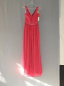 *Size: 8 Bright Pink Bridesmaid Dress by Dessy Collection (218/8106)