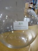 *Clear Glass Spherical Bowl