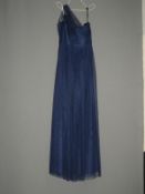 *Size: 12 Sophia Blue Bridesmaid Dress by Dessy Collection (804/8106)