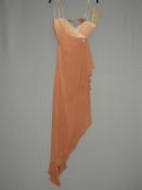 *Size: 10 Orange Bridesmaid Dress By Xcite (478/8106)