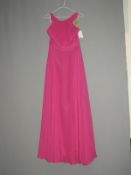 *Size: 8 American Beauty Bridesmaid Dress by Dessy Collection (635/8106)