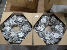 *Two Small Christmas Wreaths