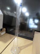 *66cm Clear Glass Vase