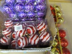 Box of Christmas Baubles
