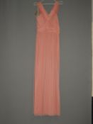 *Size: 10 Apricot Bridesmaid Dress by Alfred Sung (715/8106)