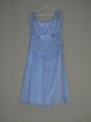 *Size: 14 Periwinkle Bridesmaid Dress by Dessy Collection (955/8106)