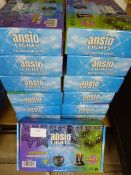 Thirteen Boxes of Ansio Christmas Lights