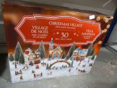 *30pc Christmas Village Set
