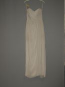 *Size: 8 Oyster Bridesmaid Dress by Dessy Collection (733/8106)