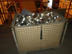 *Steel Stillage Containing Tin Lids