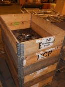 *Euro Pallet Containing Assorted Circular Tin Lids