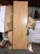 *2035x625x43 solid door in oak veneer finish