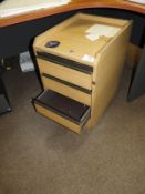 *Standalone Three Drawer Unit in Light Oak Finish