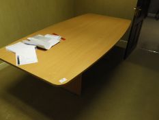 *Boardroom Table 240x120cm in Beech Finish