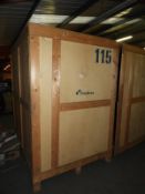 *Removal Companies Wood Crate Storage Box (1.5m wi