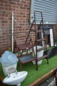 Folding Step Ladders, Bathroom Hand Basin, etc.