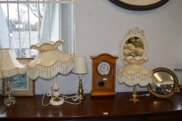 Table Lamps, Clocks and Mirrors