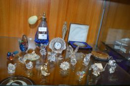 Collectibles Including Swarovski Crystal, Compacts