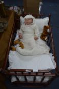 Life Like Baby Emilie and Crib