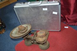 Aluminium Camera Case plus Vintage Scales