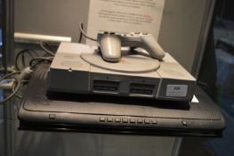 Playstation Console with Controller, and a Virgin