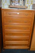Six Drawer Chest with Marble Top