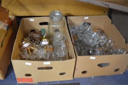 Two Boxes of Glassware