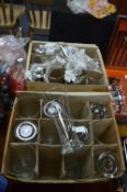 Two Boxes of Snowball Drinking Glasses, etc.