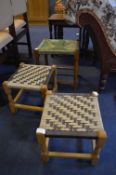 Three Seagrass Stool