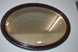 Oval Bevelled Edge Wall Mirror
