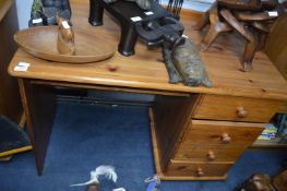 Pine Four Drawer Desk