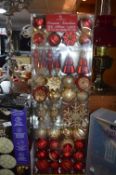 *52pc Christmas Bauble Set