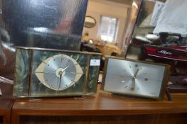 Two Vintage Metamec Mantel Clocks