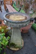 Stone Birdbath