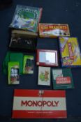 Children's Games; Etch A Sketch, Subbuteo, Monopol