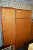 Double and Single Retro Wardrobes