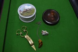 Assorted Older Collectibles, Candle Snuffers, Snuf